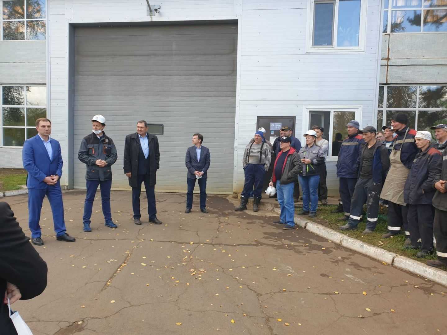 Наше предприятие посетил глава города Сосновоборска Алексей Кудрявцев в составе делегации 1